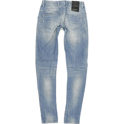 G-Star Refender Women Blue Straight Slim Stretch Jeans W25 L32