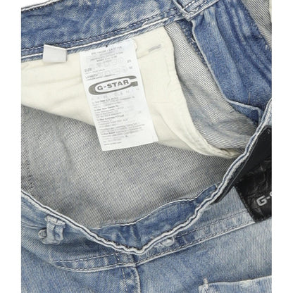 G-Star Refender Women Blue Straight Slim Stretch Jeans W25 L32