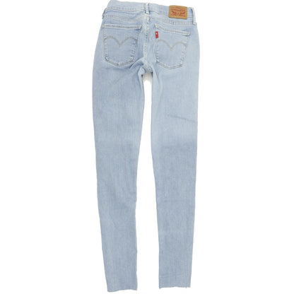 Levi's 710 Women Blue Skinny Slim Stretch Jeans W25 L30