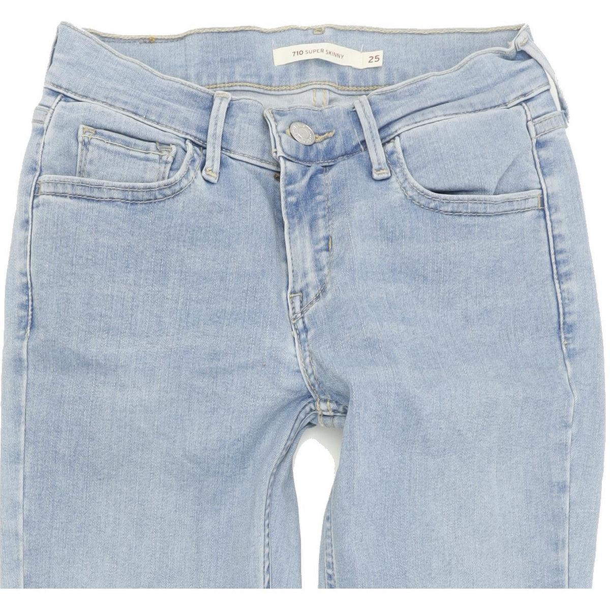 Levi's 710 Women Blue Skinny Slim Stretch Jeans W25 L30