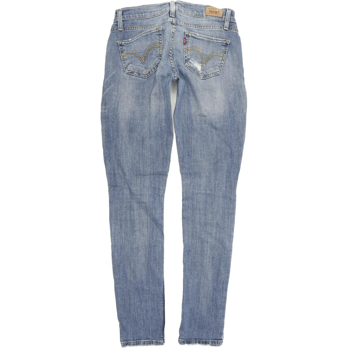 Levi's 524 Too Superlow Women Blue Skinny Slim Stretch Jeans W26 L30