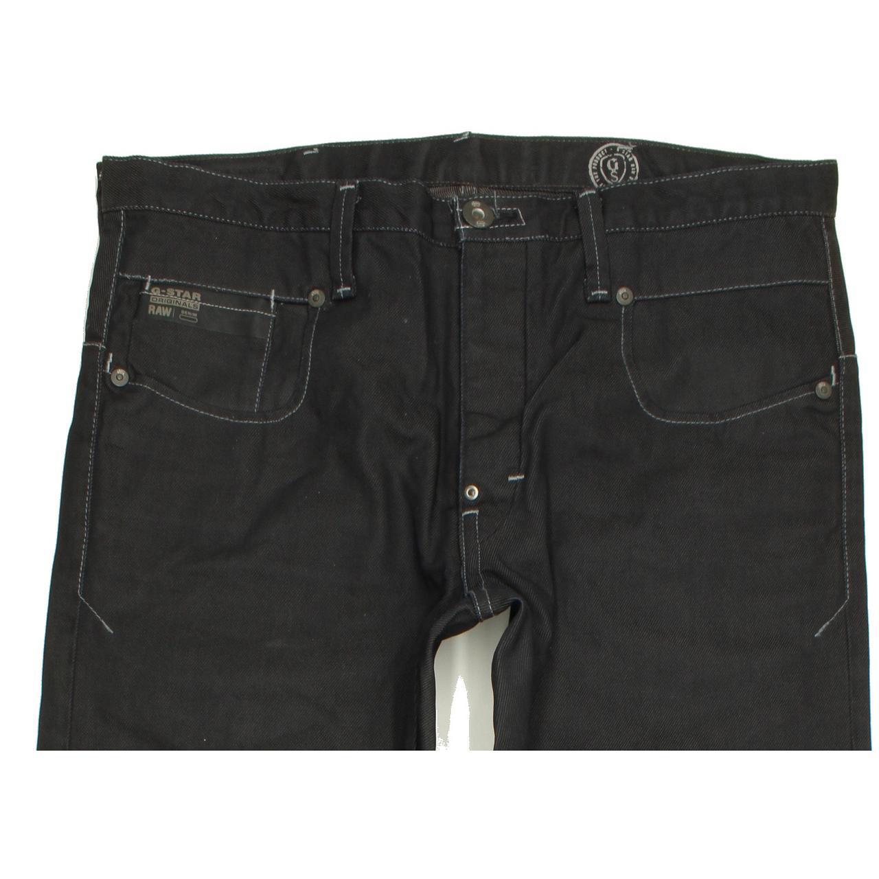 G-Star Laurent Embro Men Blue Straight Slim Jeans W33 L34