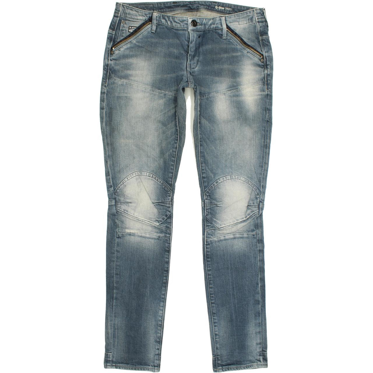 G-Star Midwood Women Blue Tapered Slim Stretch Jeans W30 L32