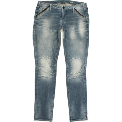 G-Star Midwood Women Blue Tapered Slim Stretch Jeans W30 L32