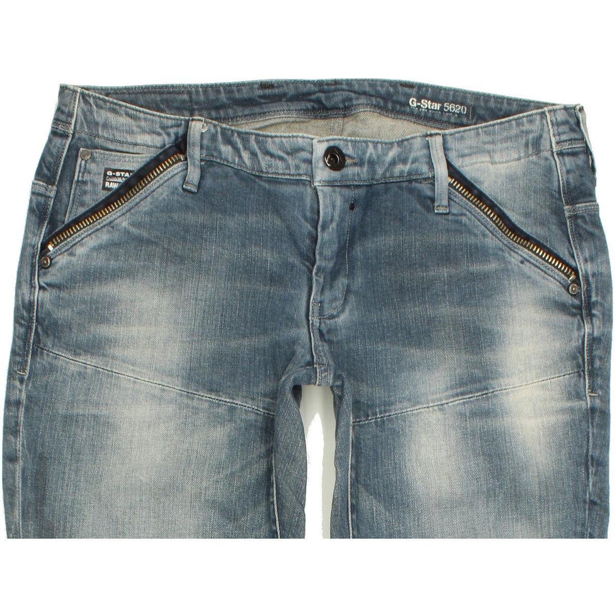 G-Star Midwood Women Blue Tapered Slim Stretch Jeans W30 L32
