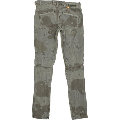 G-Star Laundry Dean Women Green Skinny Slim Stretch Leggings W30 L30