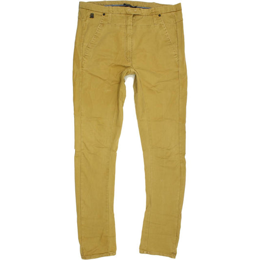 G-Star CL New Women Beige Tapered Regular Chino Stretch Jeans W28 L32