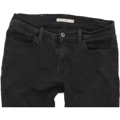 Levi's 710 Women Black Skinny Slim Stretch Jeans W30 L28