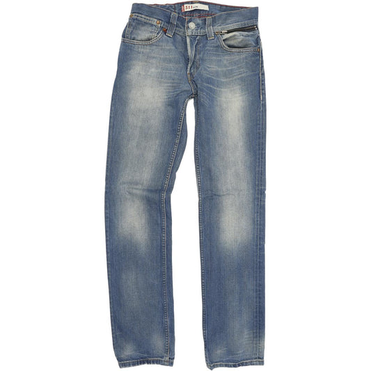 Levi's 511 Men Blue Straight Slim Jeans W31 L34