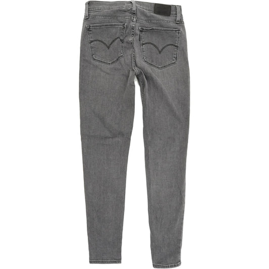 Levi's 710 Women Grey Skinny Slim Stretch Jeans W26 L28