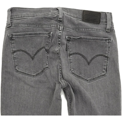 Levi's 710 Women Grey Skinny Slim Stretch Jeans W26 L28