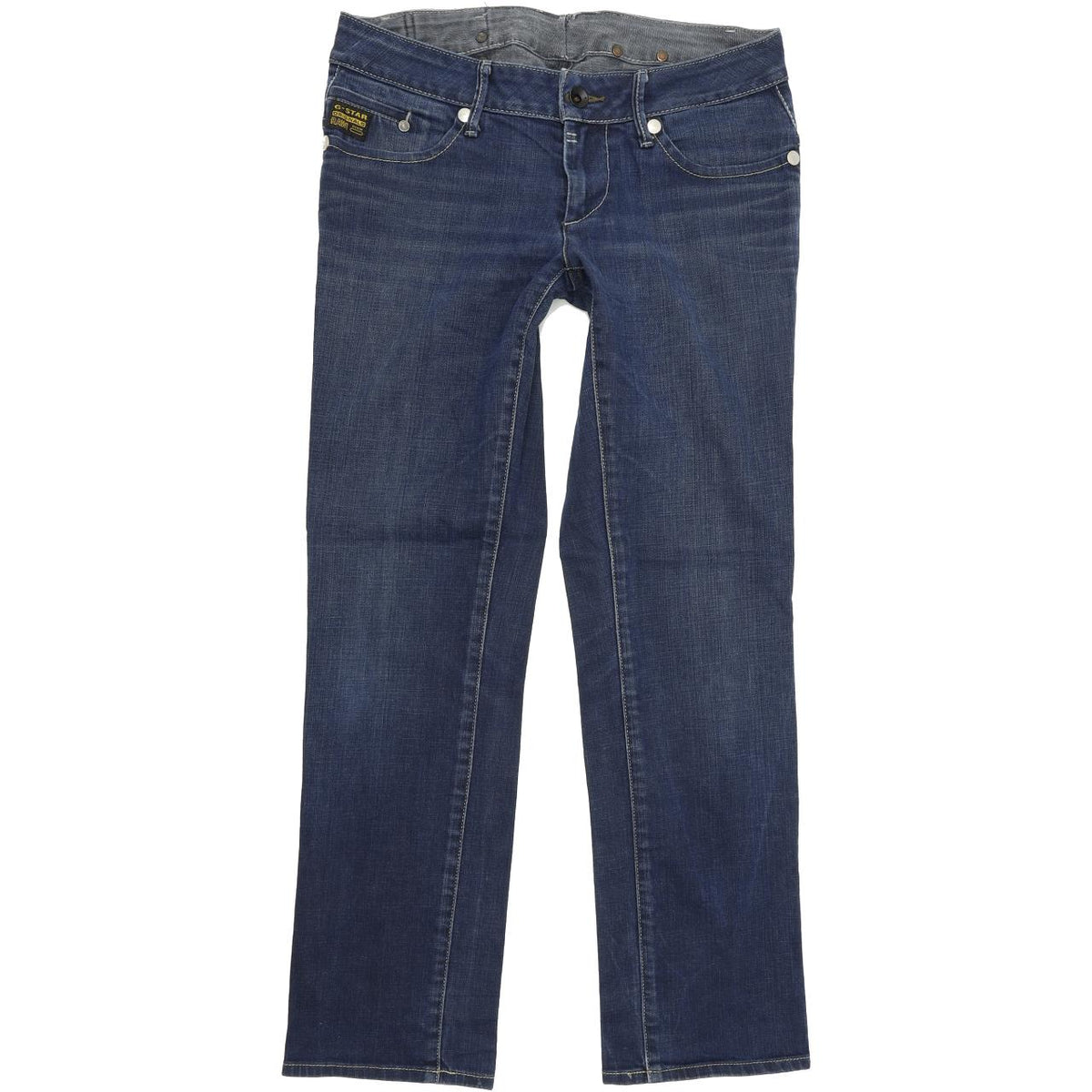 G-Star Midge Women Blue Straight Regular Stretch Jeans W30 L30