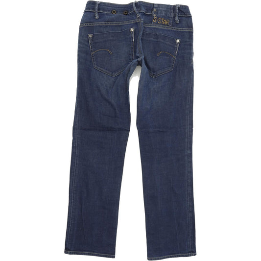 G-Star Midge Women Blue Straight Regular Stretch Jeans W30 L30