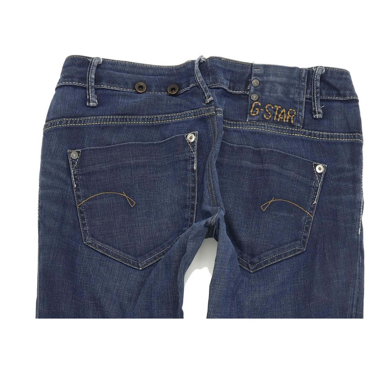 G-Star Midge Women Blue Straight Regular Stretch Jeans W30 L30