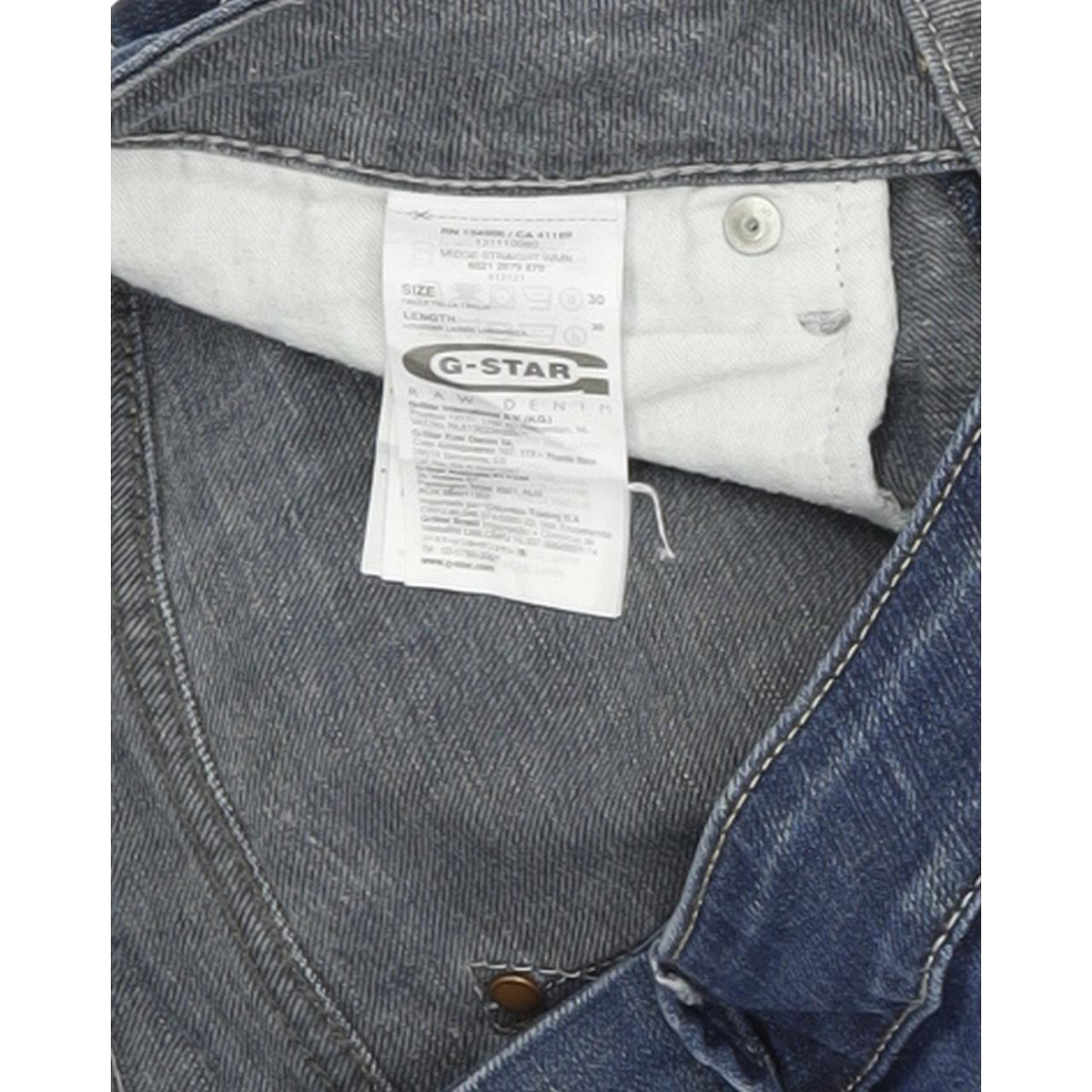 G-Star Midge Women Blue Straight Regular Stretch Jeans W30 L30