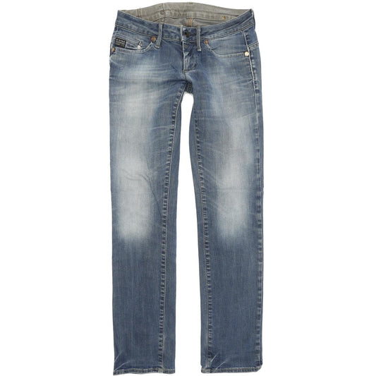 G-Star Midge Women Blue Straight Regular Jeans W27 L32