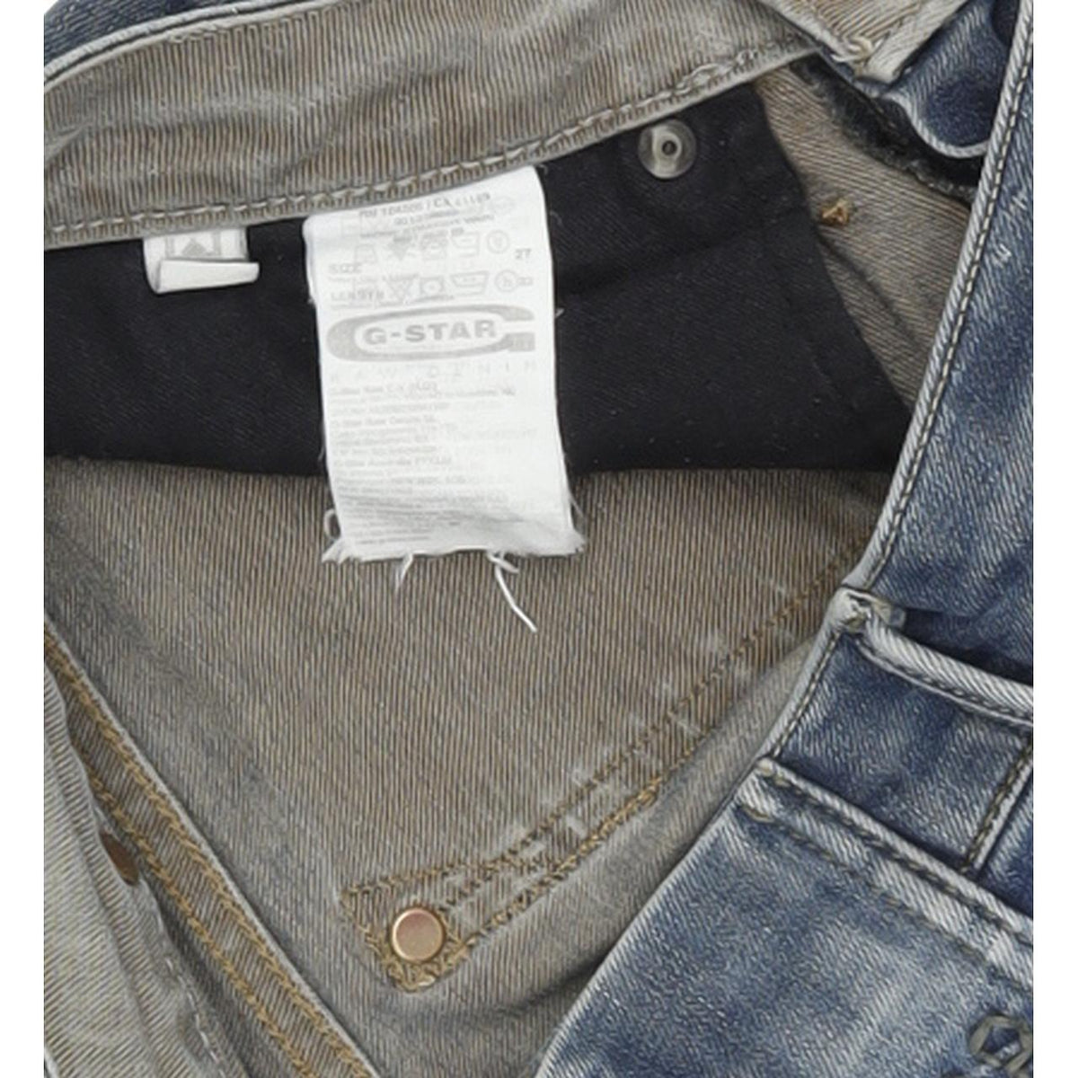 G-Star Midge Women Blue Straight Regular Jeans W27 L32
