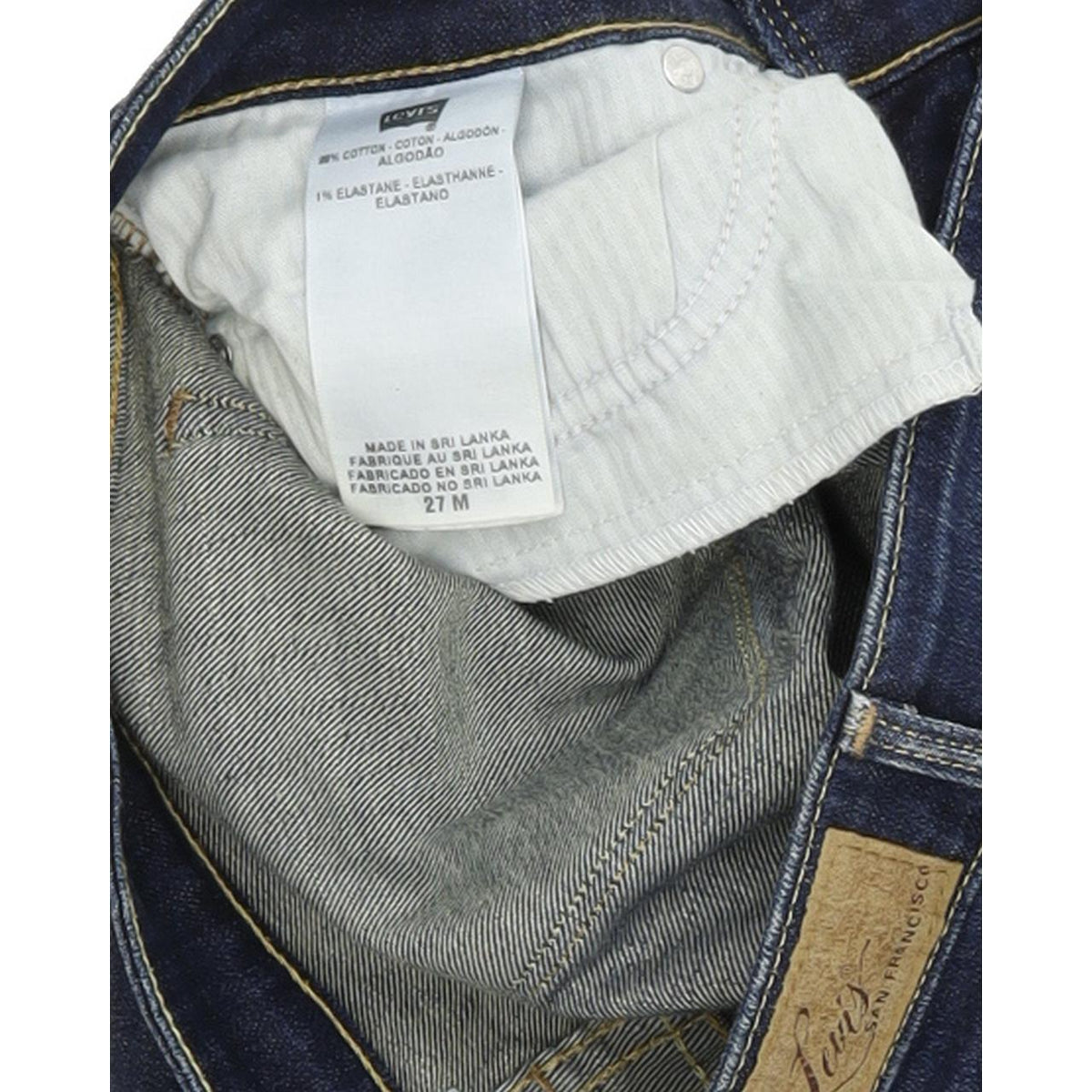 Levi's Slight Curve Women Blue Skinny Slim Stretch Jeans W27 L30