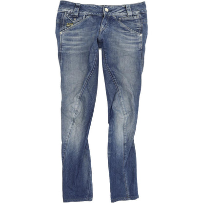 G-Star Women Blue Tapered Regular Stretch Jeans W28 L32