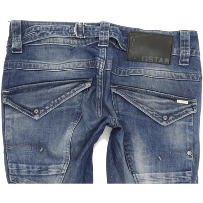 G-Star Women Blue Tapered Regular Stretch Jeans W28 L32