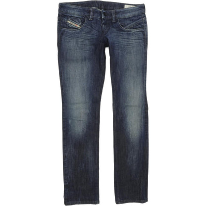 Diesel Lowette 008W8 Women Blue Straight Slim Stretch Jeans W28 L30