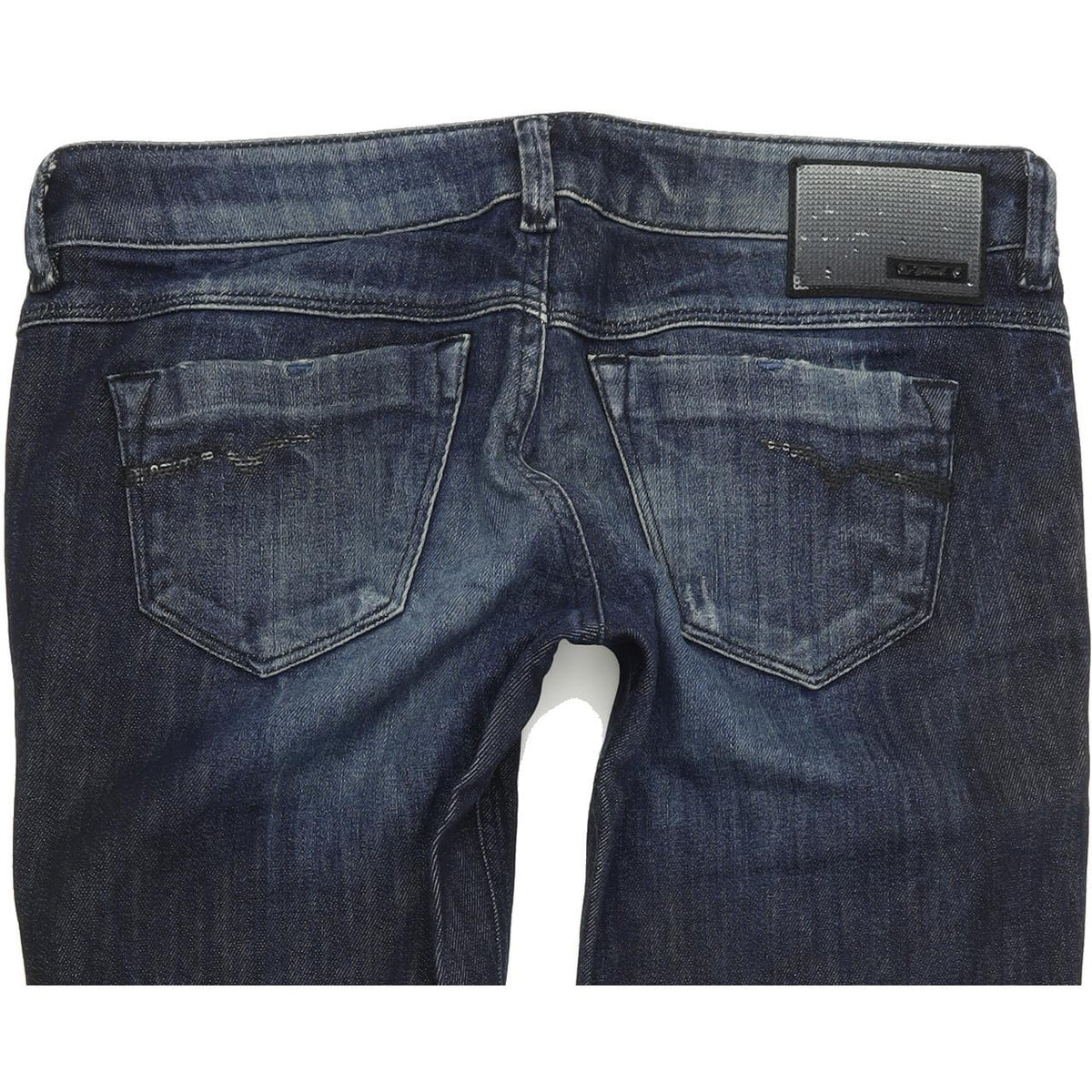 Diesel Lowette 008W8 Women Blue Straight Slim Stretch Jeans W28 L30