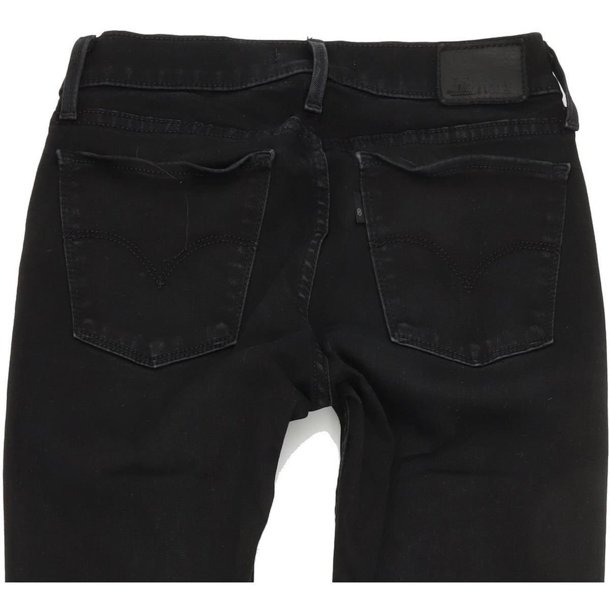 Levi's 710 Women Black Skinny Slim Stretch Jeans W26 L34