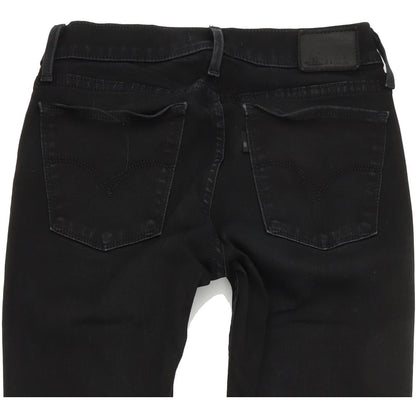 Levi's 710 Women Black Skinny Slim Stretch Jeans W26 L34