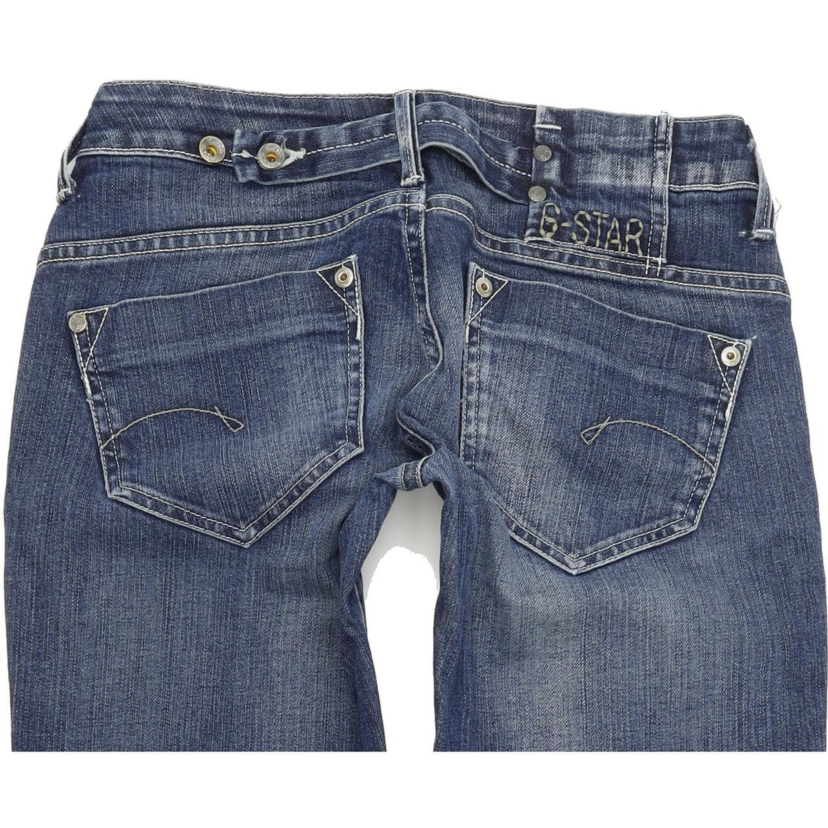 G-Star Women Blue Skinny Slim Stretch Jeans W27 L33