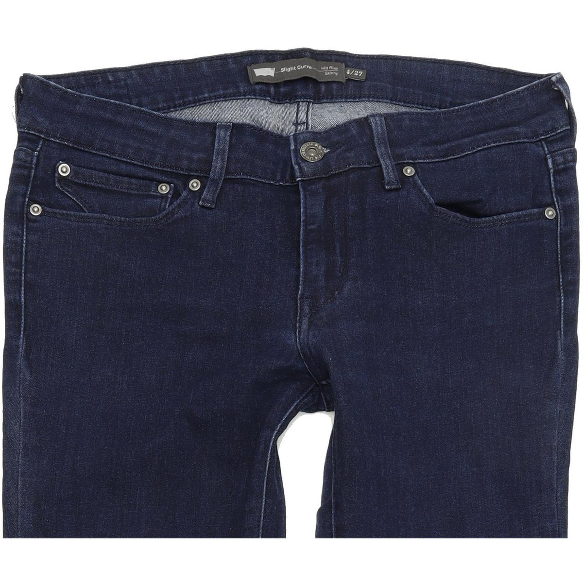 Levi's Slight Curve Women Blue Skinny Slim Stretch Jeans W27 L31