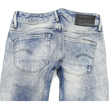 G-Star 3301 Women Blue Skinny Slim Stretch Jeans W26 L32