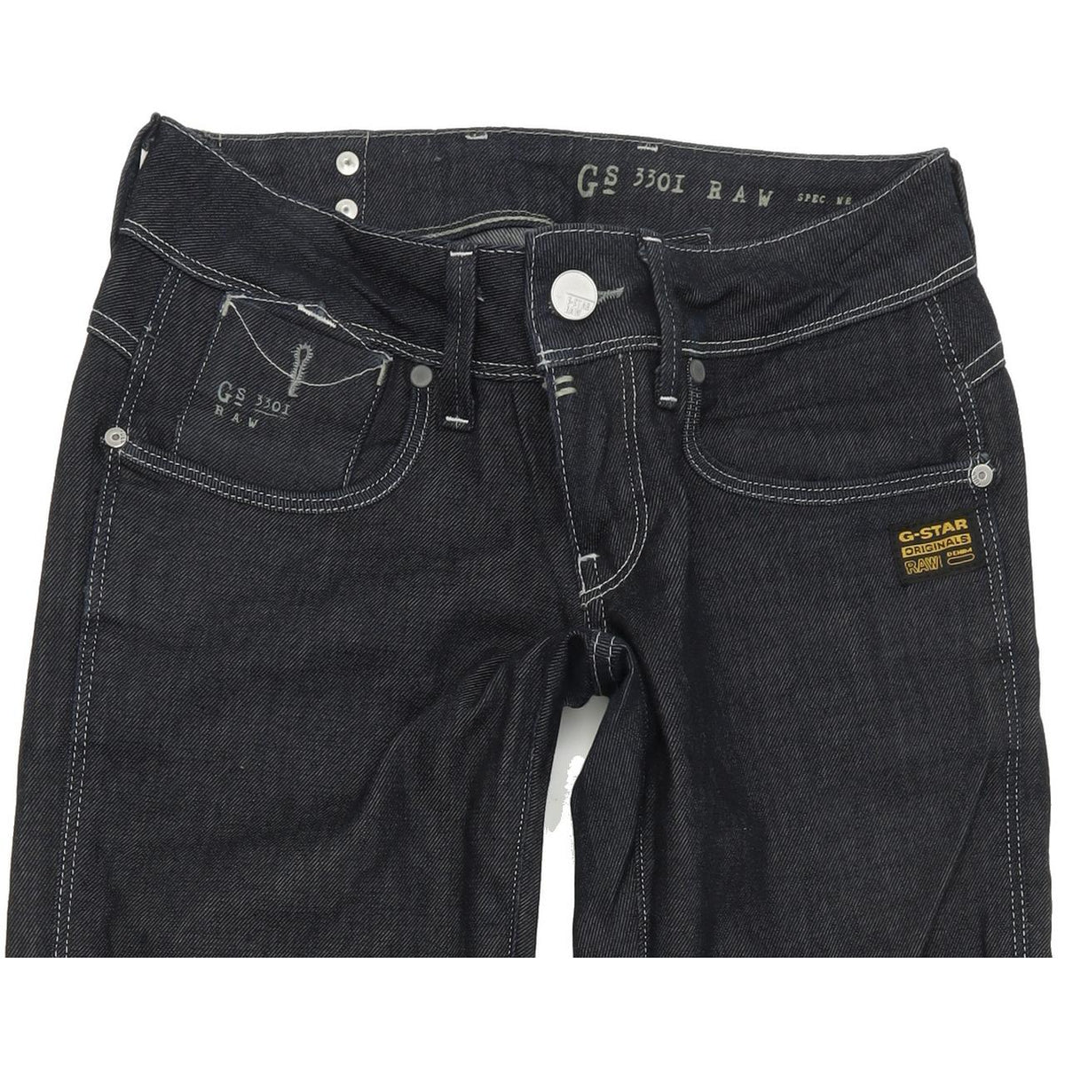 G-Star Fender Women Blue Skinny Slim Stretch Jeans W26 L32
