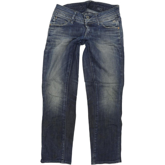 G-Star Women Blue Straight Regular Stretch Jeans W30 L30