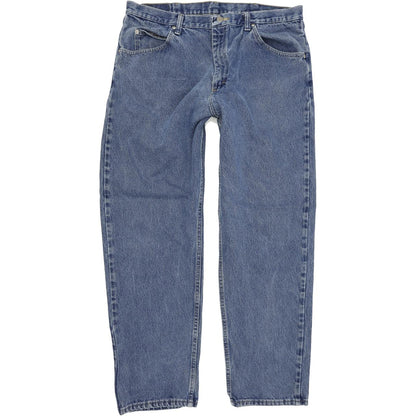 Wrangler Men Blue Straight Relaxed Jeans W38 L32