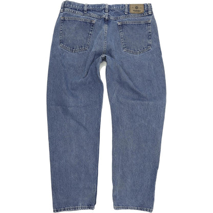 Wrangler Men Blue Straight Relaxed Jeans W38 L32