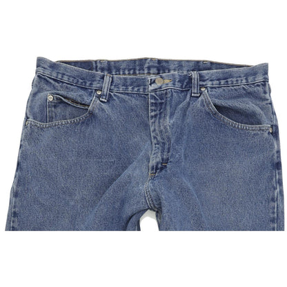 Wrangler Men Blue Straight Relaxed Jeans W38 L32