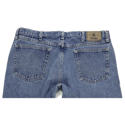 Wrangler Men Blue Straight Relaxed Jeans W38 L32