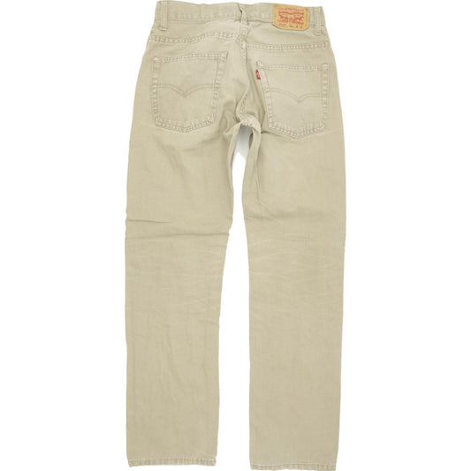 Levi's 511 Kids Beige Straight Slim Jeans W28 L28