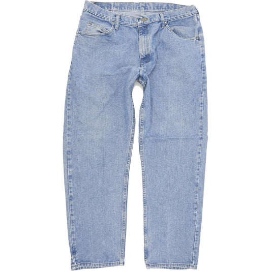 Wrangler Men Blue Straight Relaxed Jeans W38 L32