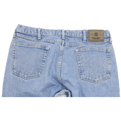Wrangler Men Blue Straight Relaxed Jeans W38 L32