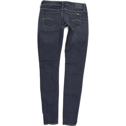 G-Star 3301 Women Blue Skinny Slim Stretch Jeans W25 L33