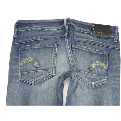 G-Star Women Blue Straight Regular Stretch Jeans W30 L32