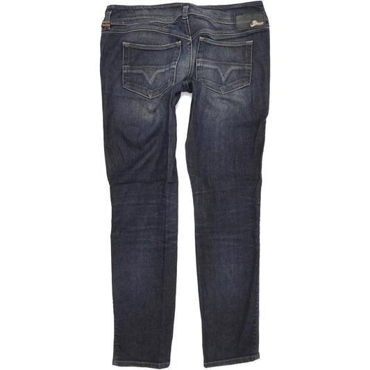 Diesel Husky 0882P Ankle Length Women Blue Skinny Slim Stretch Jeans W28 L32