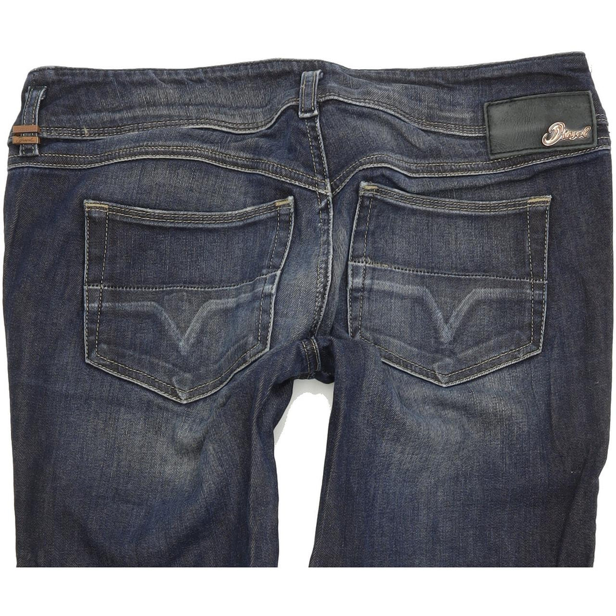 Diesel Husky 0882P Ankle Length Women Blue Skinny Slim Stretch Jeans W28 L32