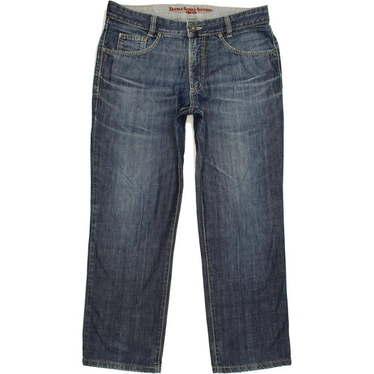 Joker Double Saddle Stitched Men Blue Straight Regular Jeans W36 L29