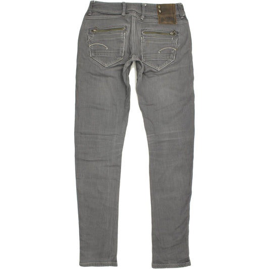 G-Star Women Grey Skinny Slim Jeans W28 L32
