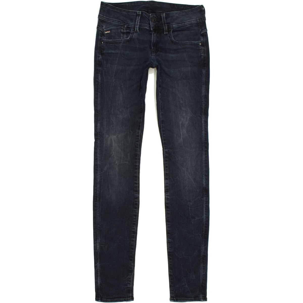 G-Star Lynn Mid Women Blue Skinny Slim Stretch Jeans W26 L32