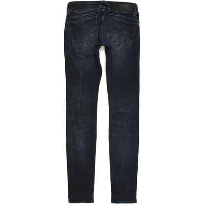 G-Star Lynn Mid Women Blue Skinny Slim Stretch Jeans W26 L32