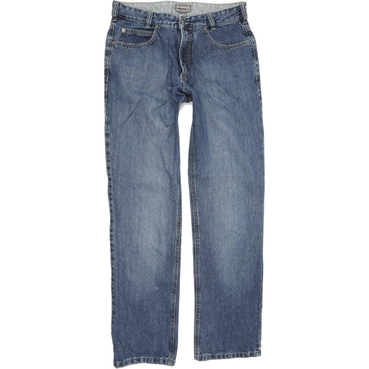 Joker The Three Famous Tailors Men Blue Straight Regular Jeans W33 L34