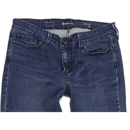 Levi's Slight Curve Women Blue Skinny Slim Stretch Jeans W29 L34